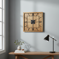 The Williston | Oversized Wooden Statement Clock