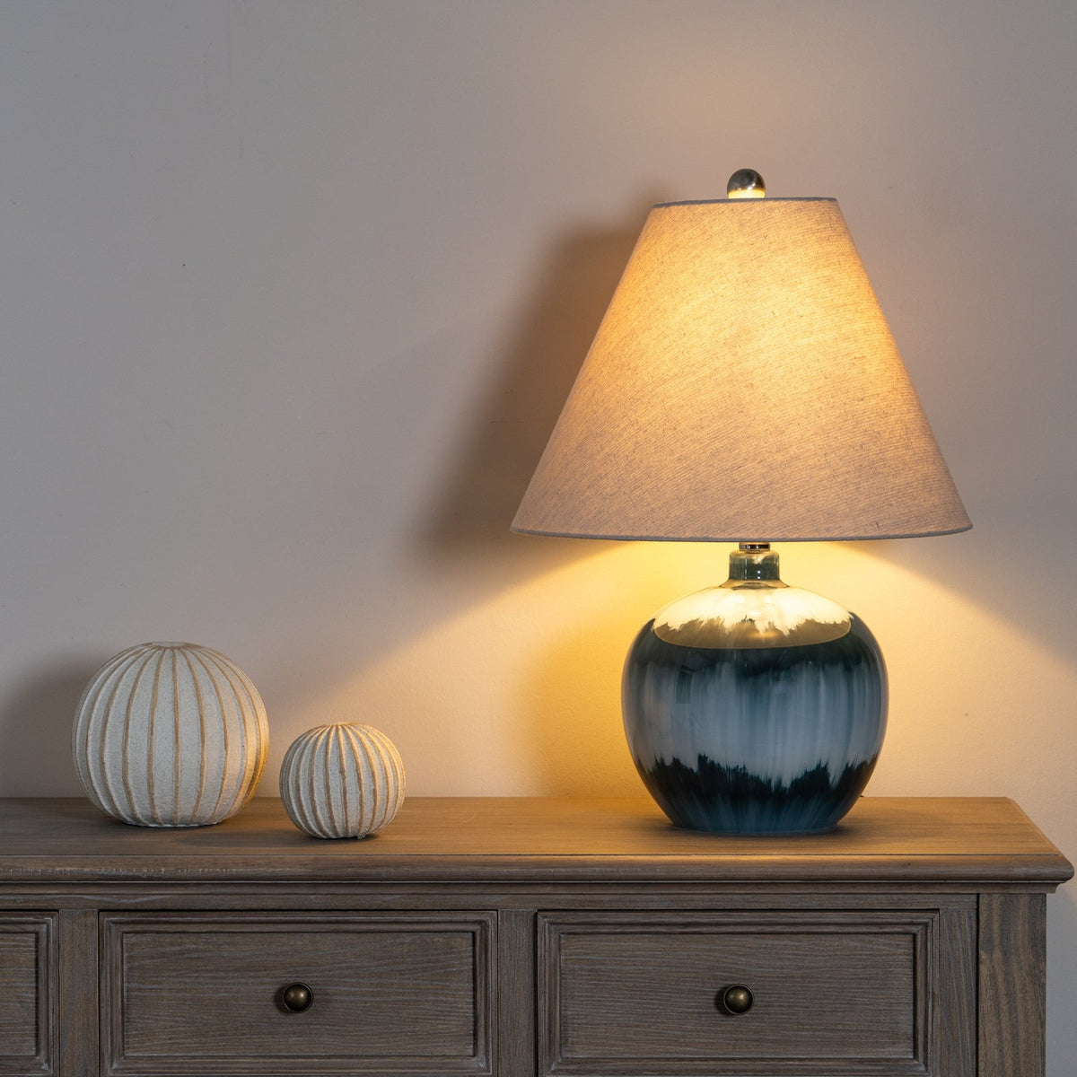 Ocean Mist Ceramic Table Lamp