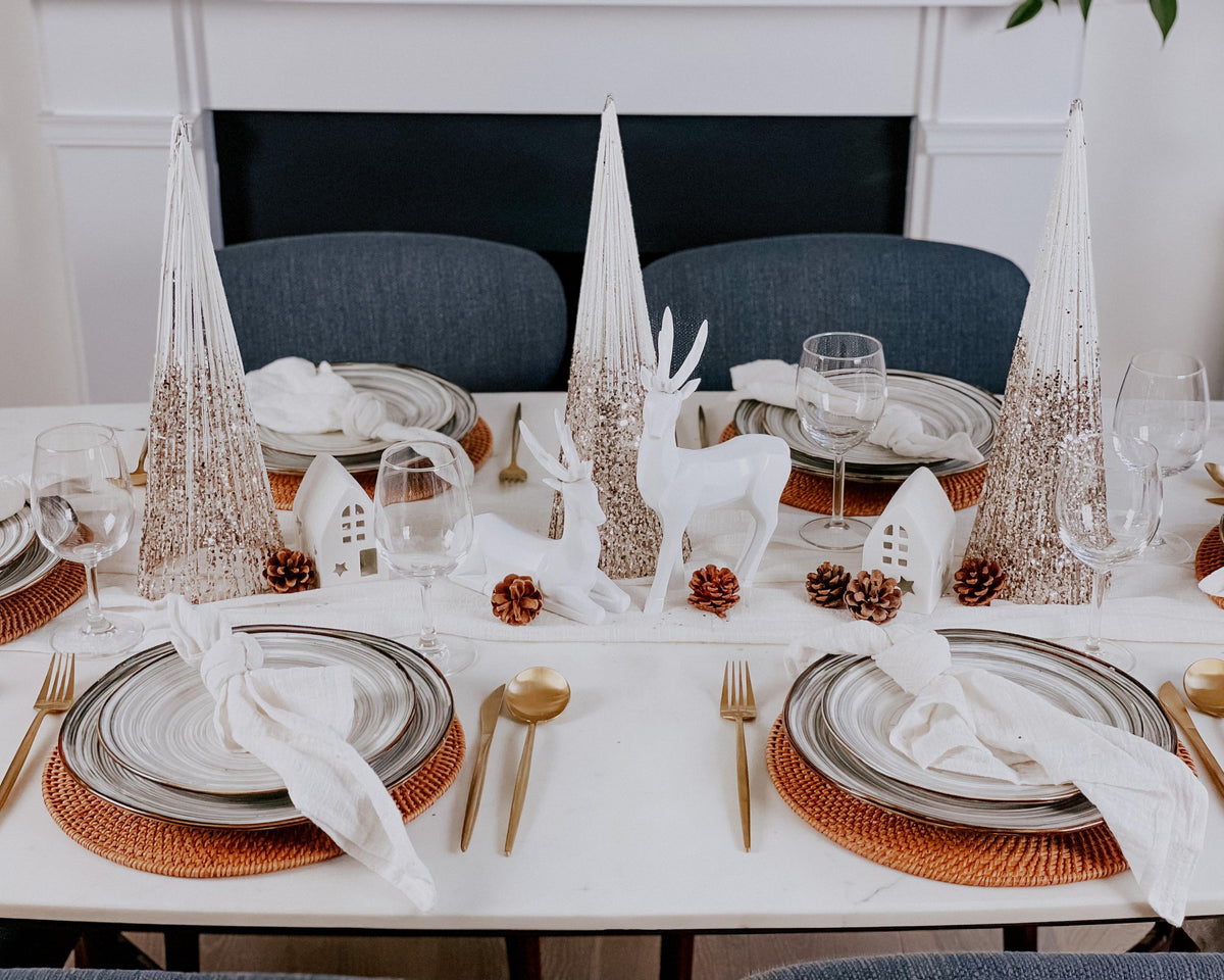 Snow-Kissed Christmas Cone Tree - 40cm