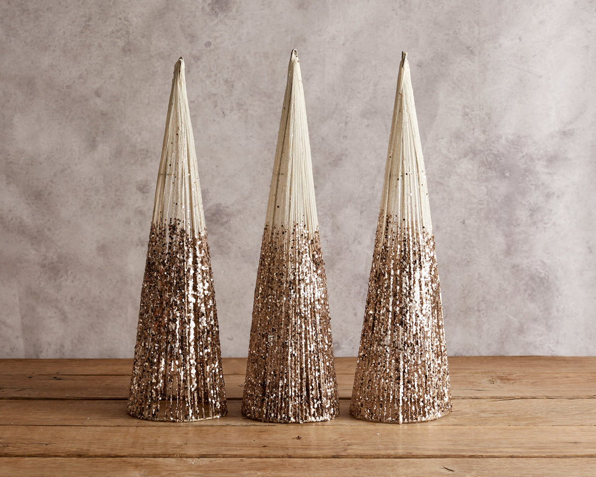 Snow-Kissed Christmas Cone Tree - 40cm