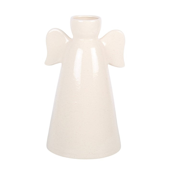 Angel Vase with Gold Heart Detail