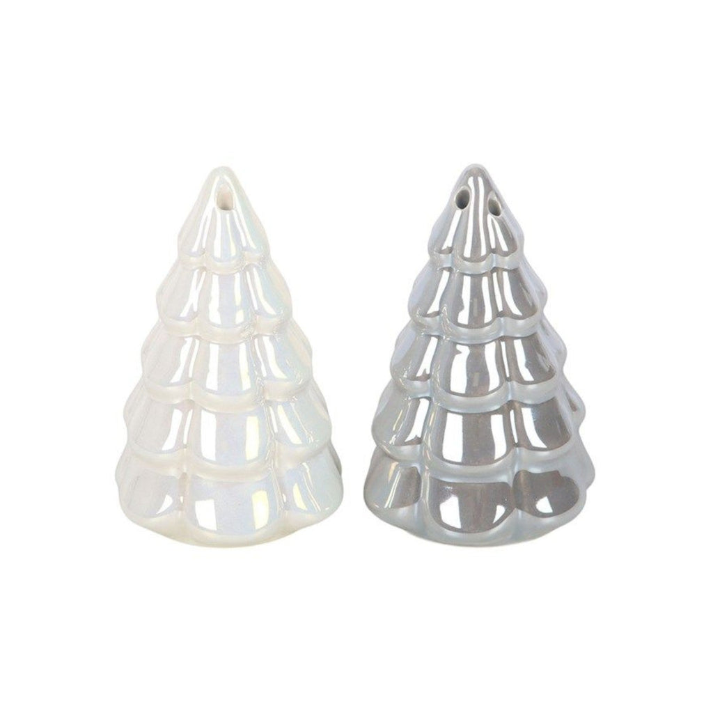 Iridescent Christmas Tree Salt and Pepper Shakers | Set of 2
