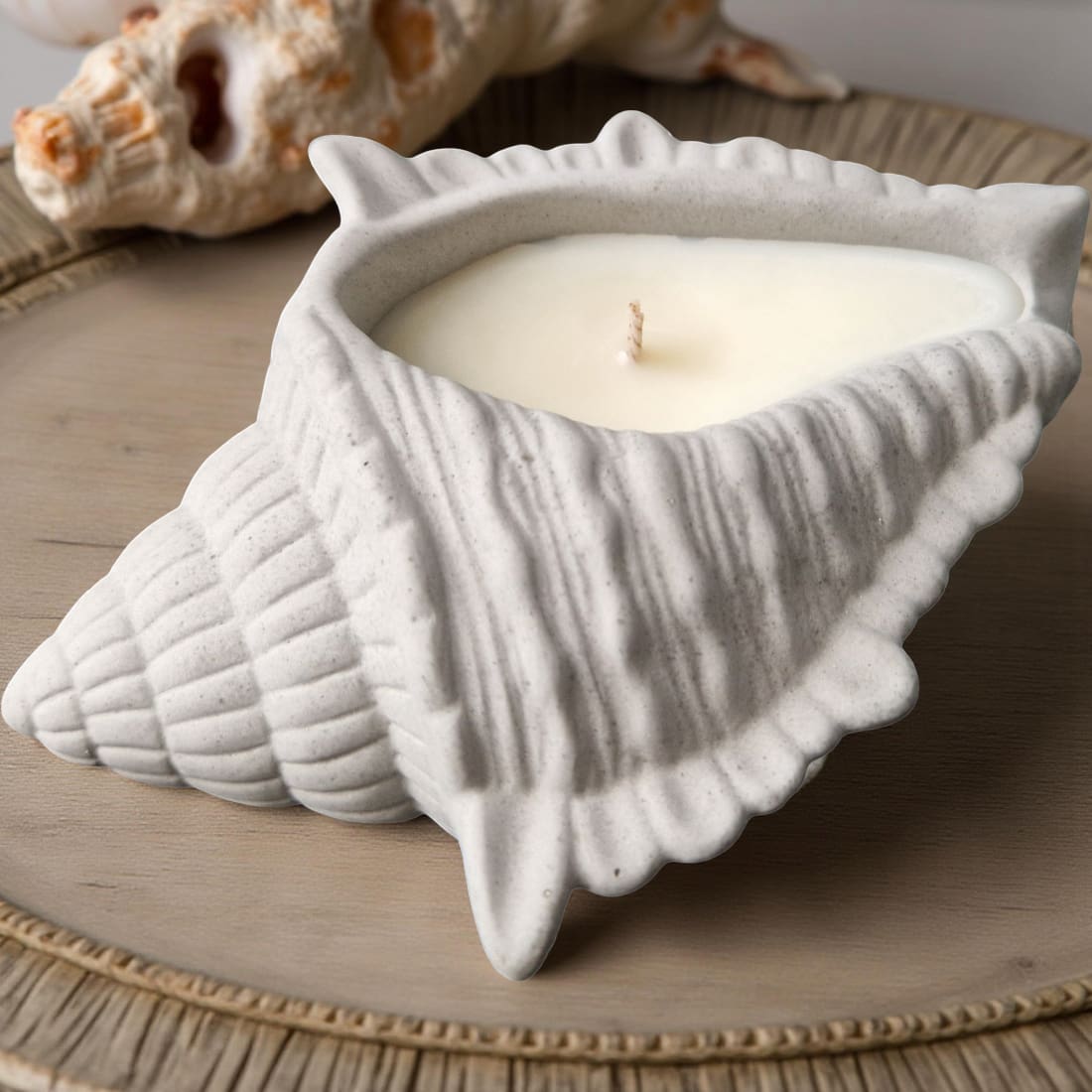 Coastal Conch Candle