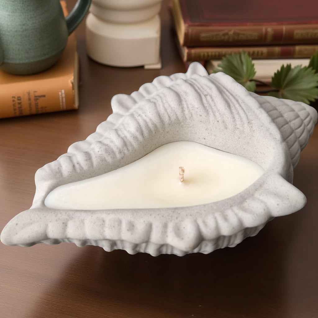 Coastal Conch Candle