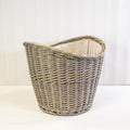 The Willow | Hand Woven Log Basket with Hessian Liner