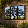 The Willow | Three-Panel Garden Wall Art